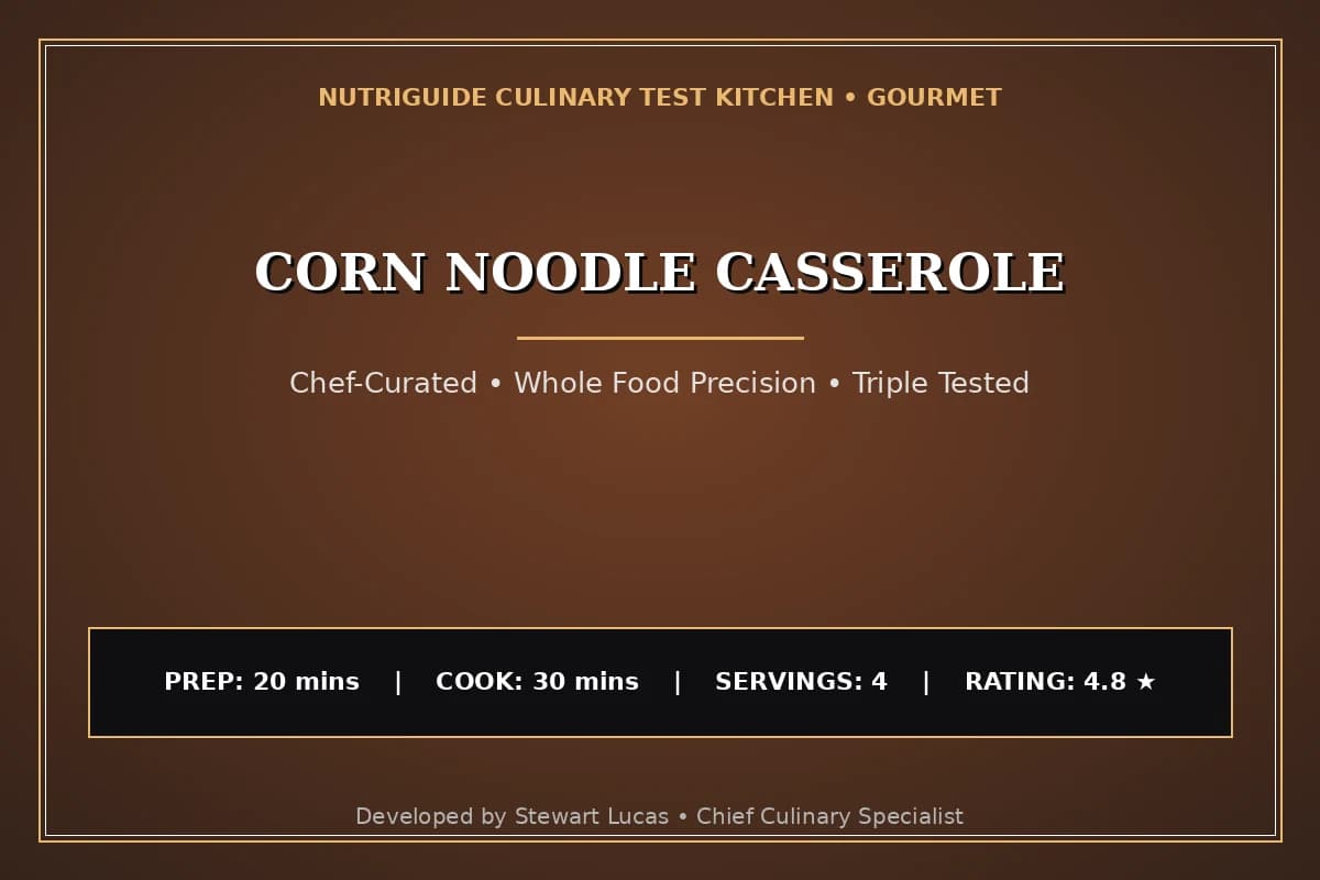 Corn Noodle Casserole