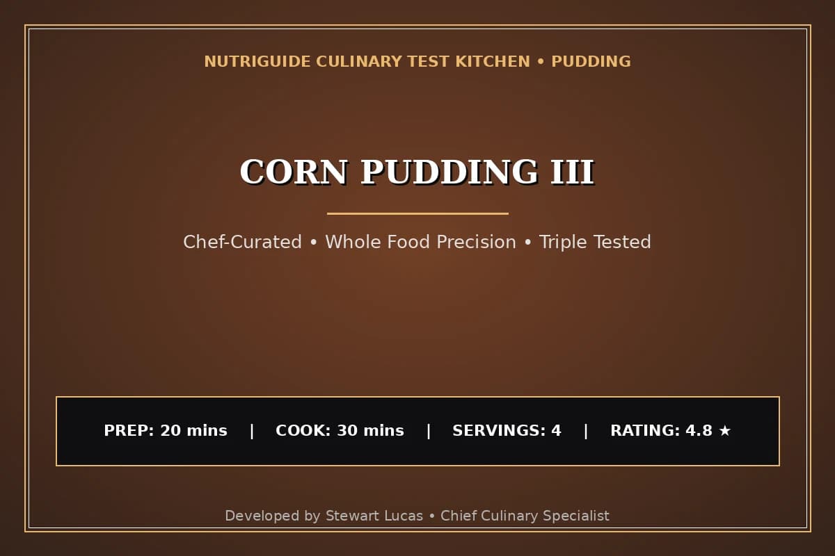 Corn Pudding Iii