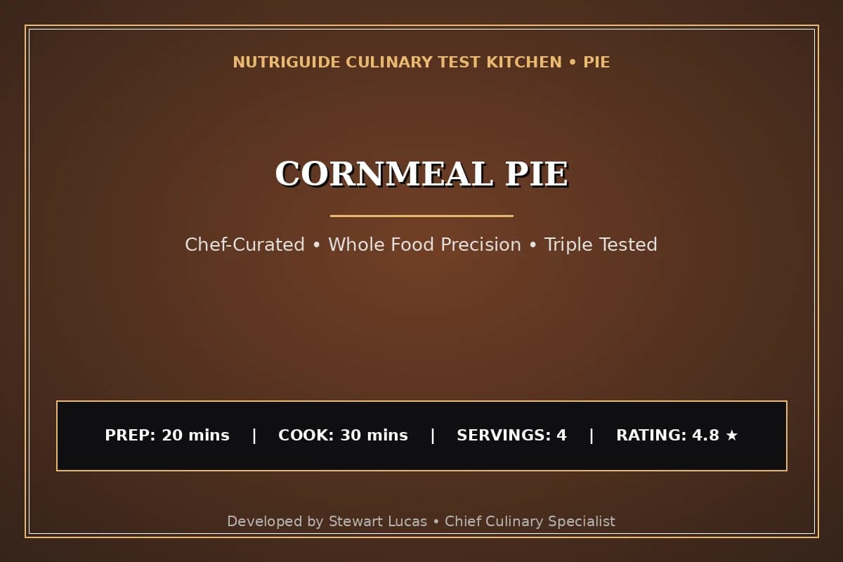 Cornmeal Pie