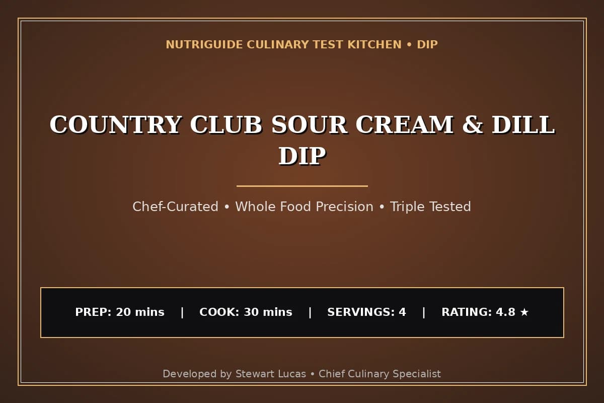 Country Club Sour Cream & Dill Dip