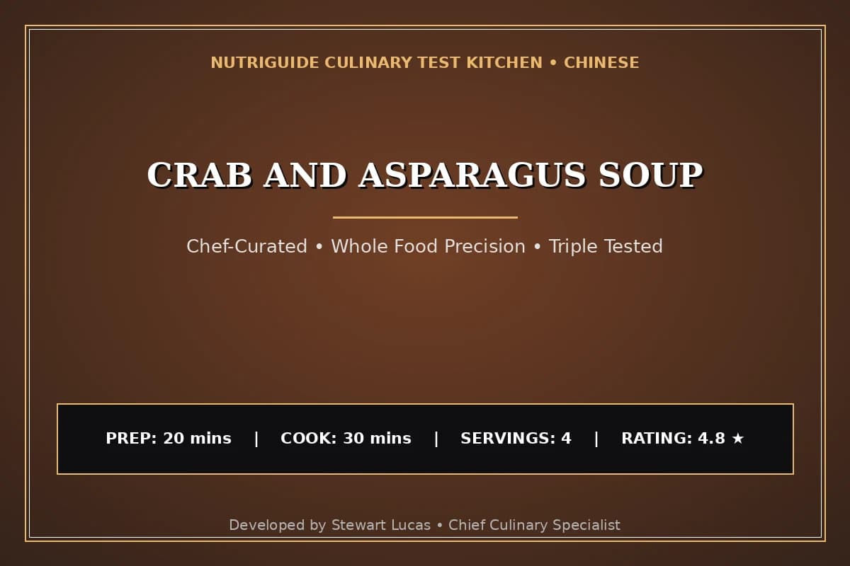 Crab And Asparagus Soup