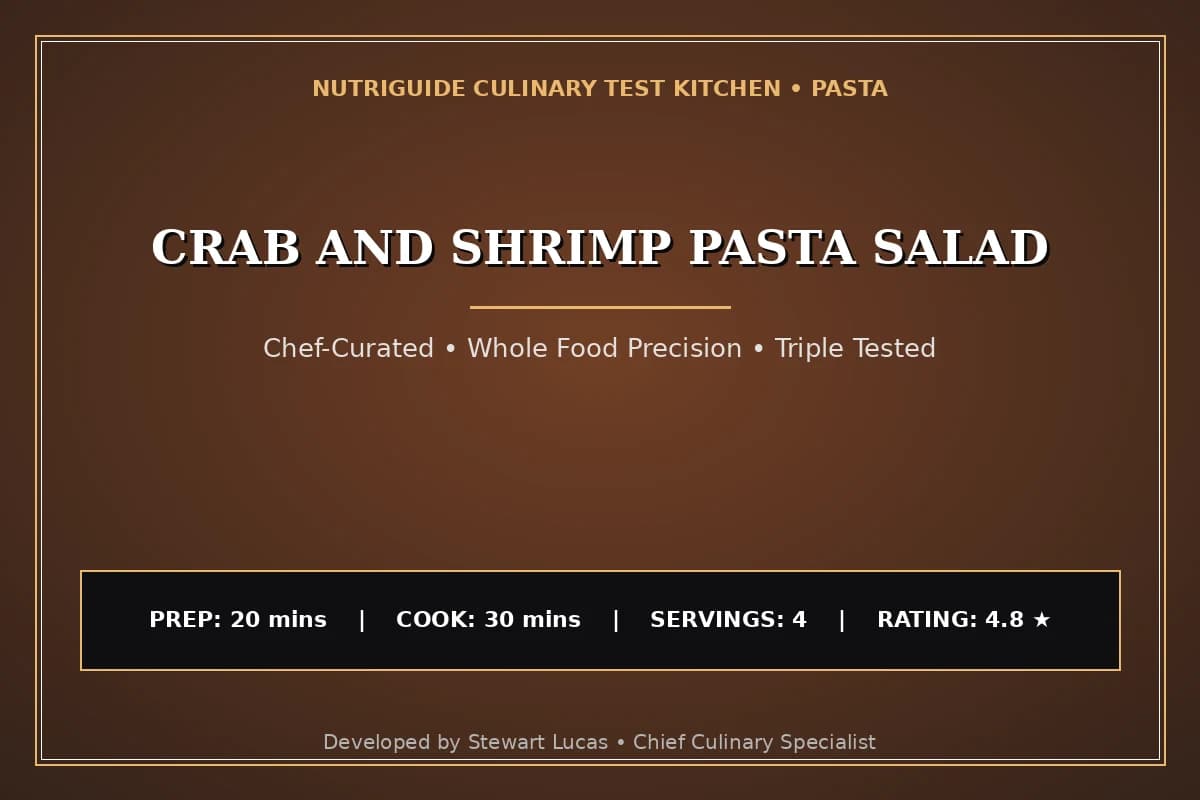 Crab And Shrimp Pasta Salad
