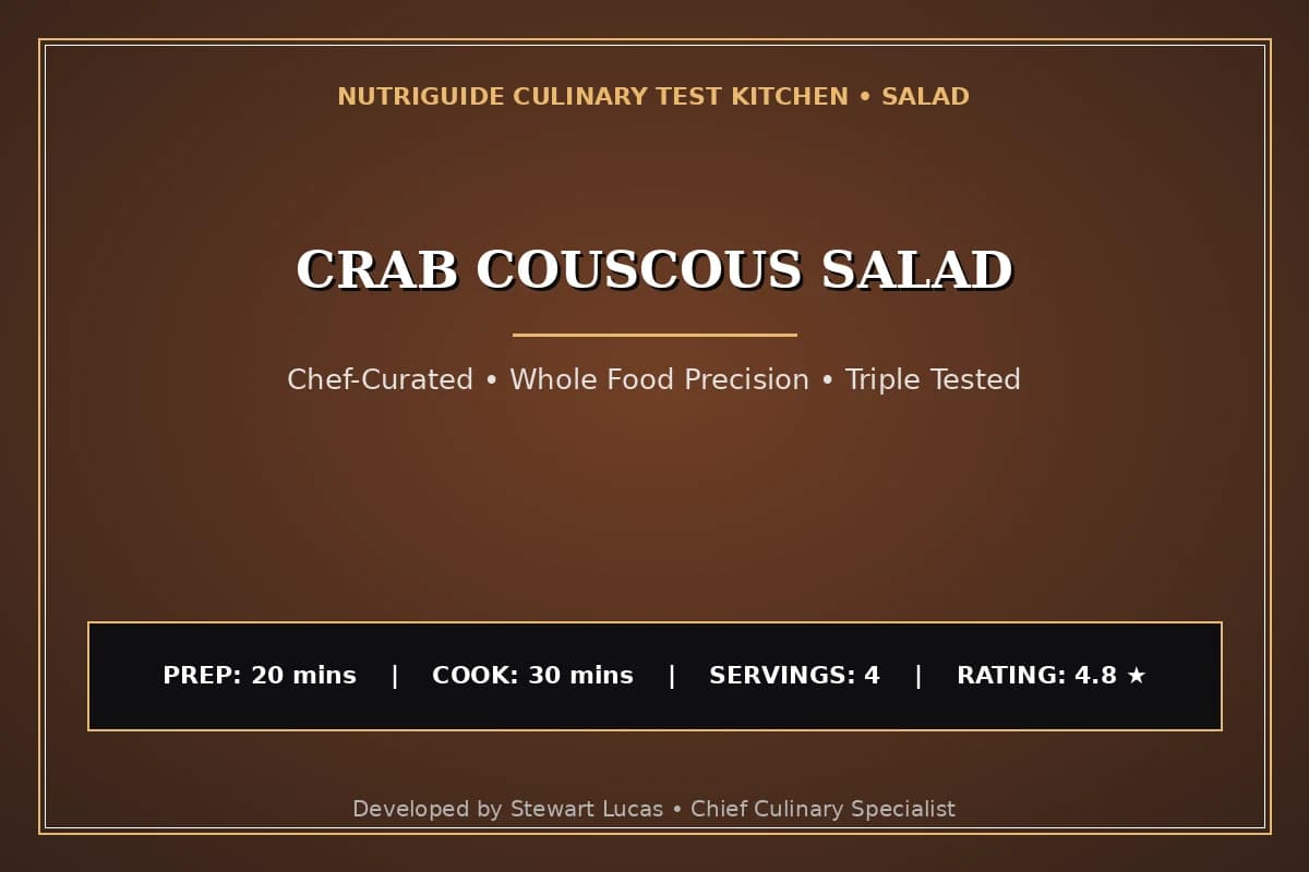 Crab Couscous Salad