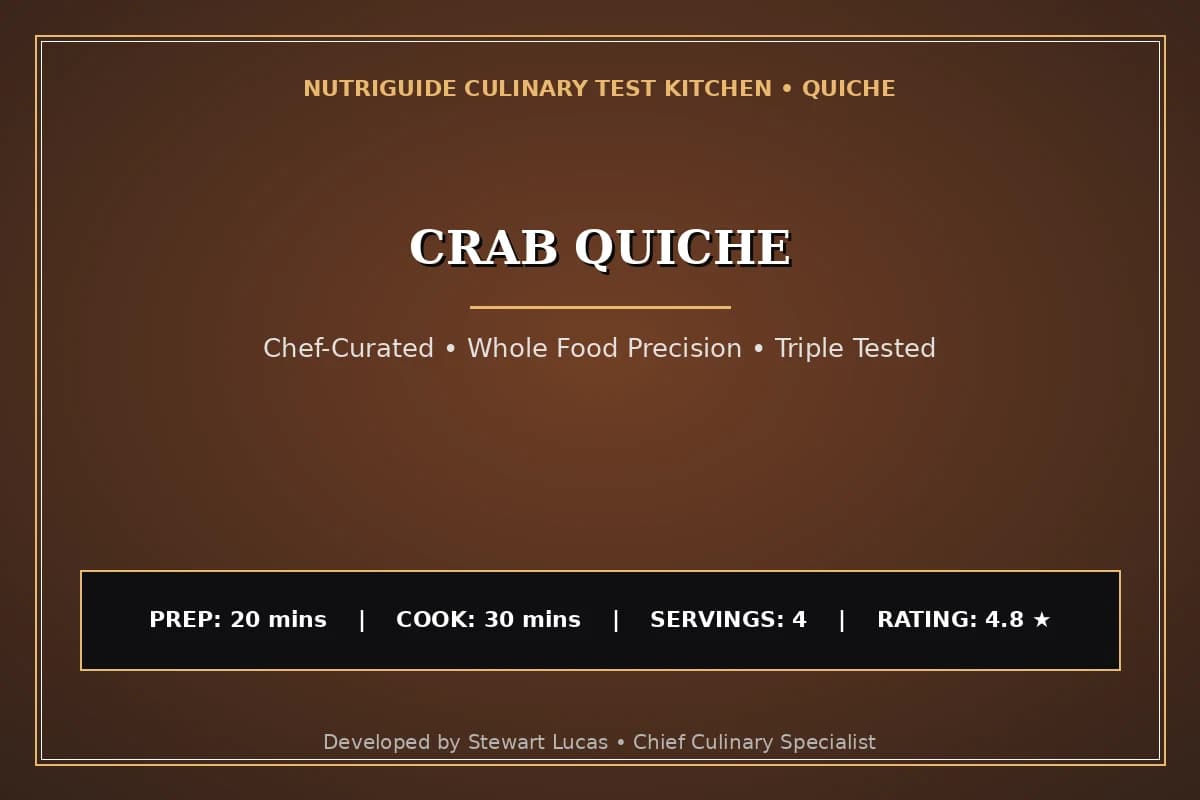 Crab Quiche