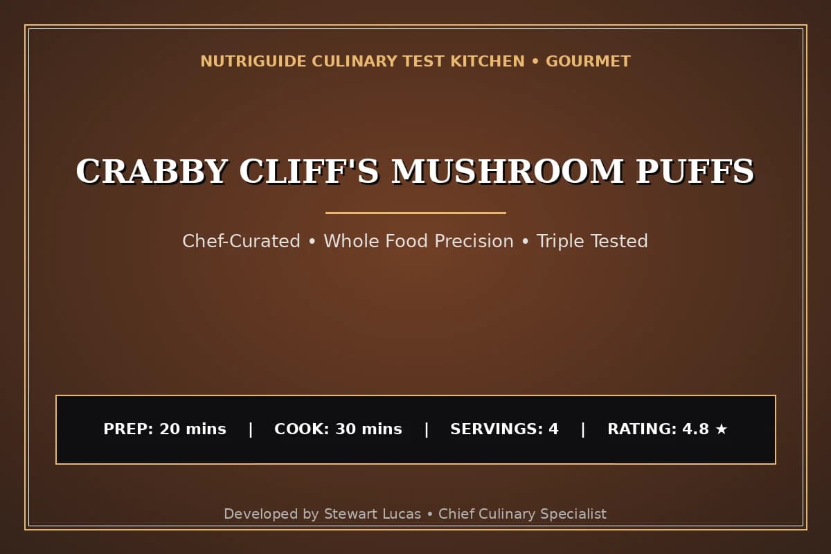 Crabby Cliff'S Mushroom Puffs