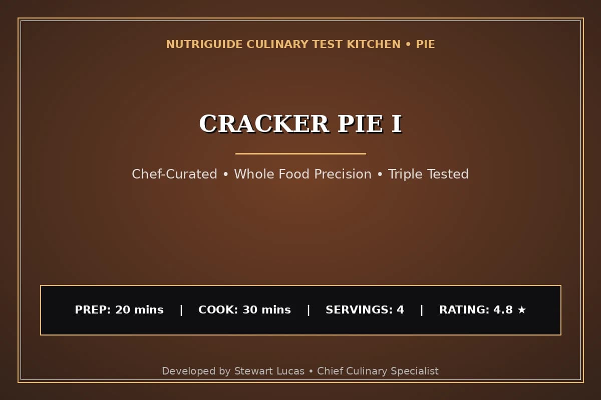 Cracker Pie I