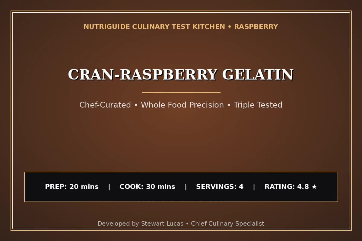 Cran-Raspberry Gelatin