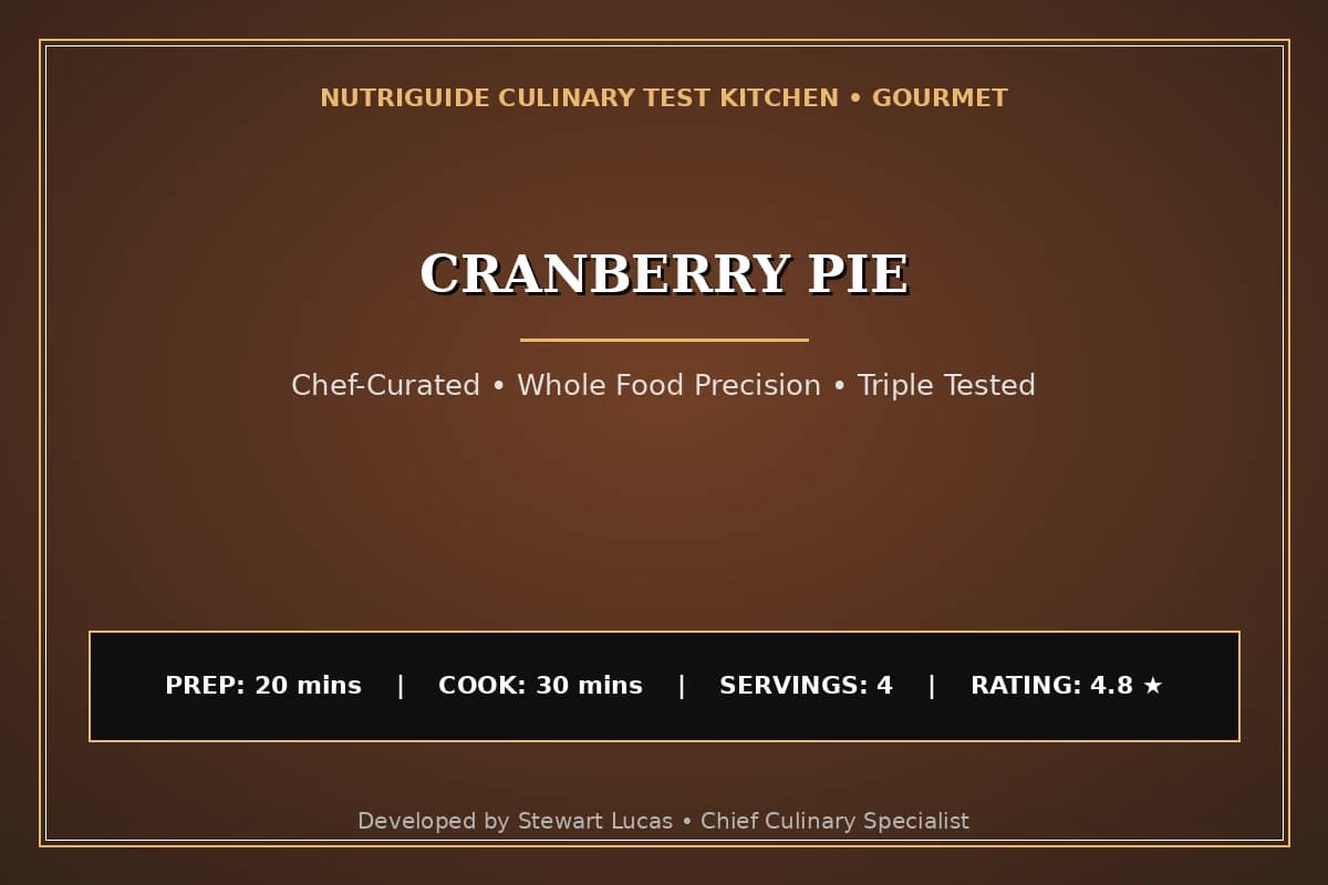 Cranberry Pie