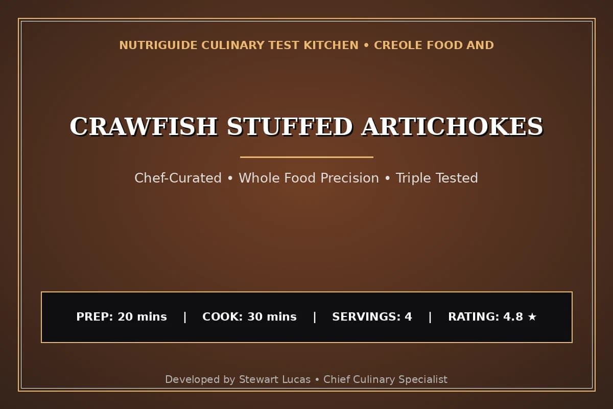 Crawfish Stuffed Artichokes