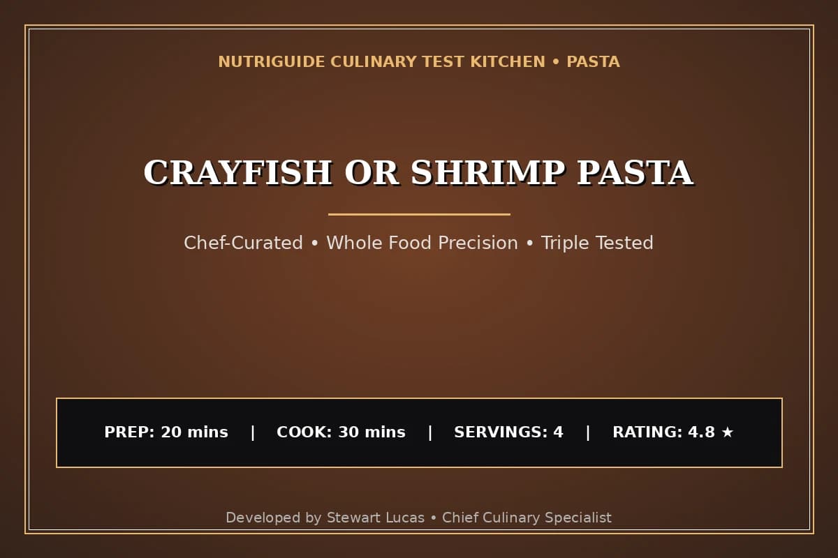 Crayfish Or Shrimp Pasta