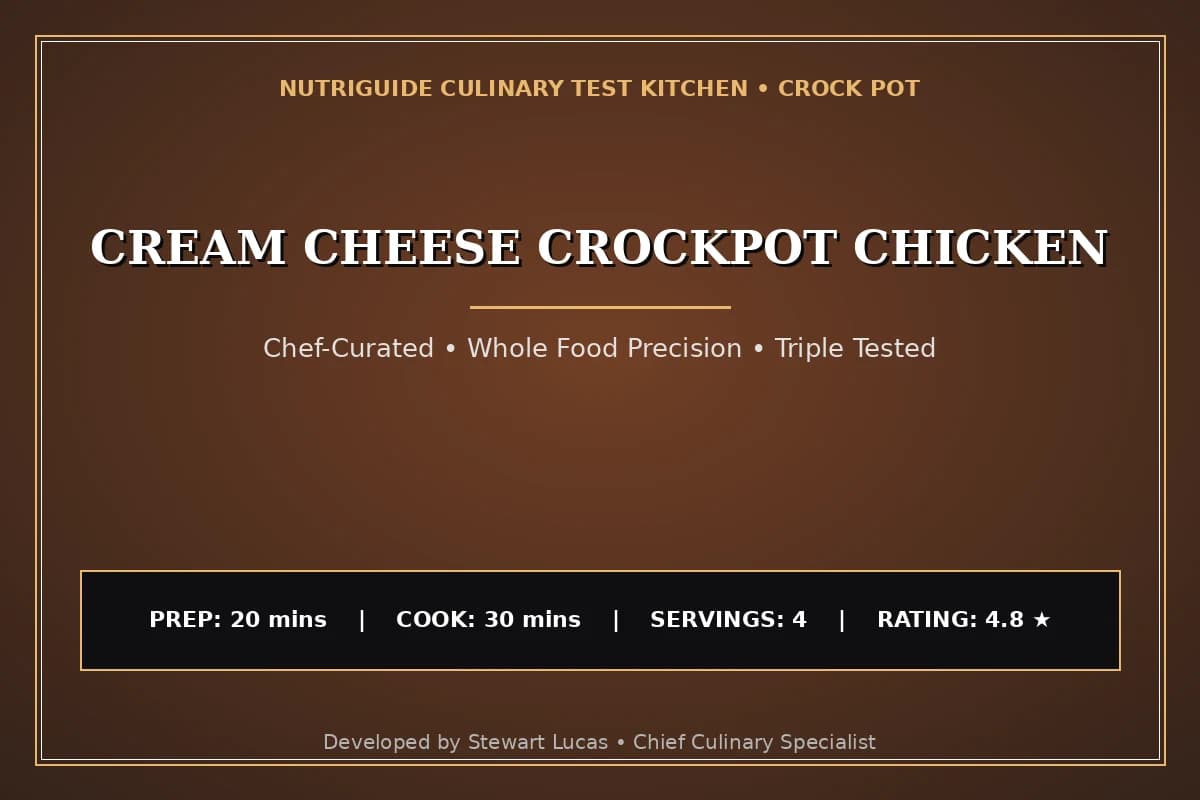 Cream Cheese Crockpot Chicken