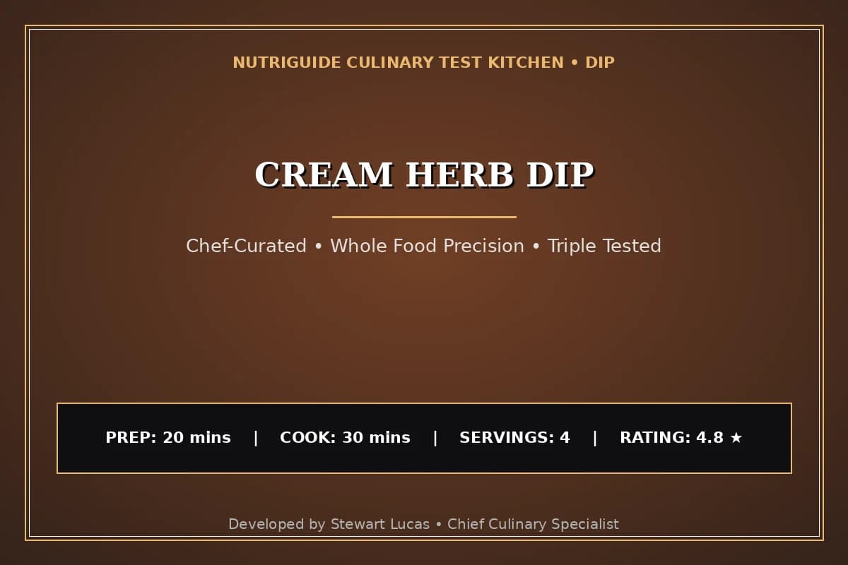 Cream Herb Dip