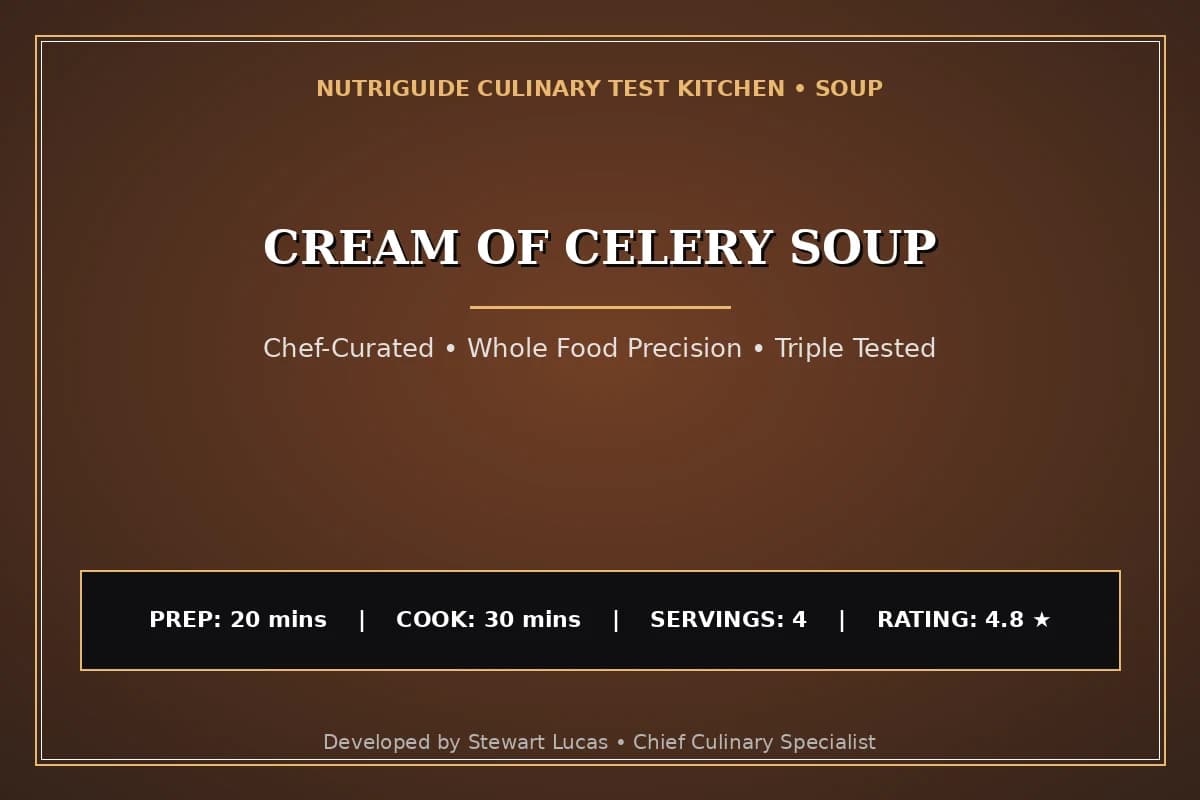 Cream Of Celery Soup
