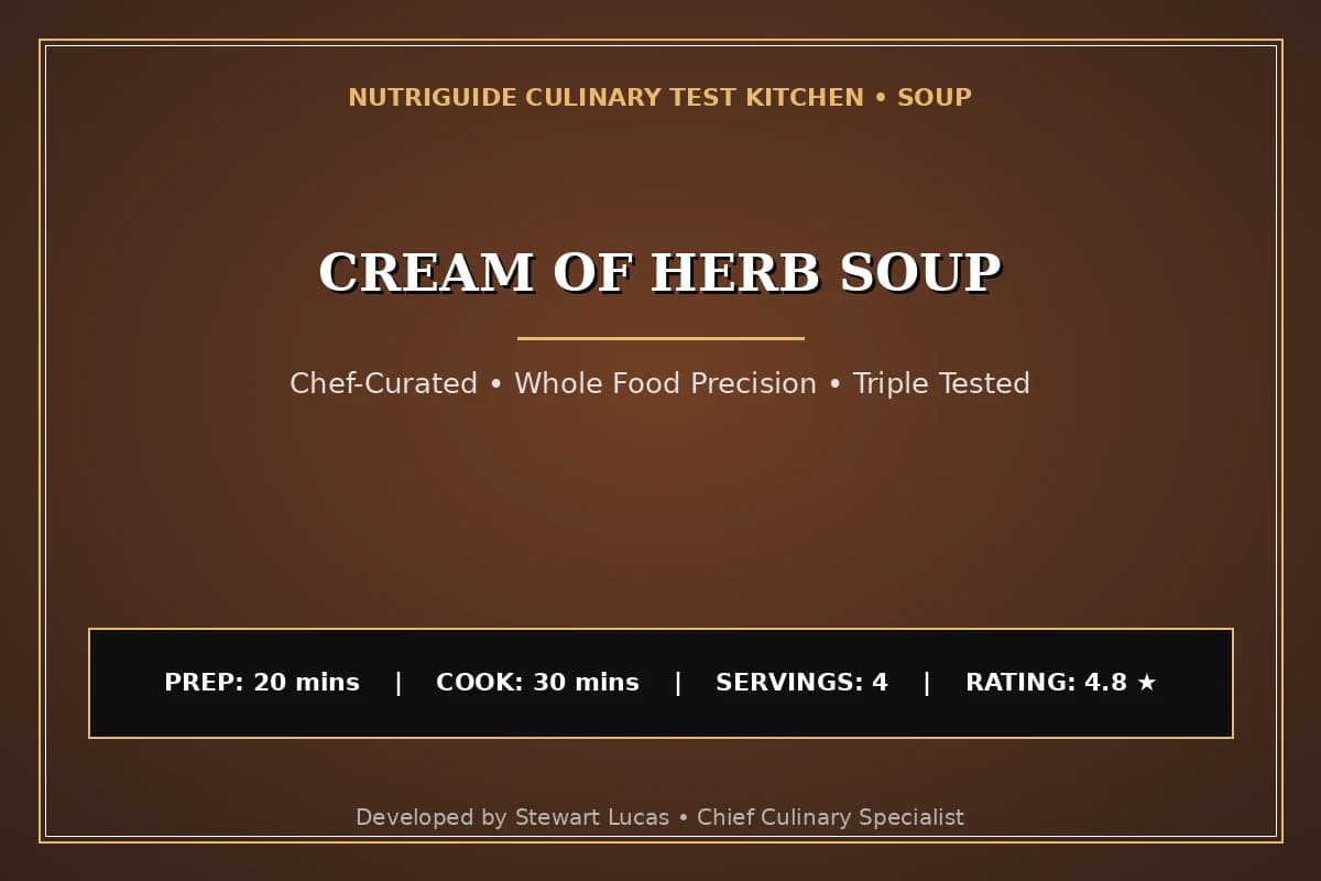 Cream Of Herb Soup