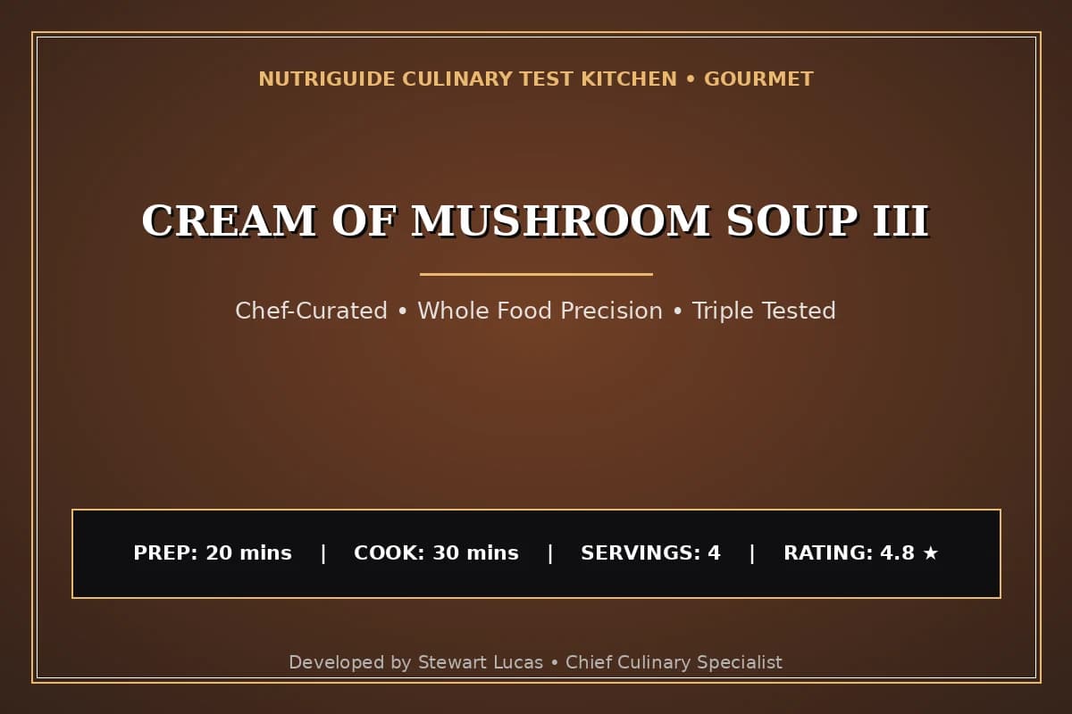 Cream Of Mushroom Soup Iii