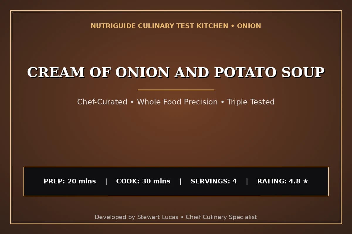 Cream Of Onion And Potato Soup