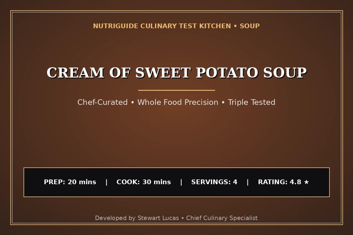 Cream Of Sweet Potato Soup