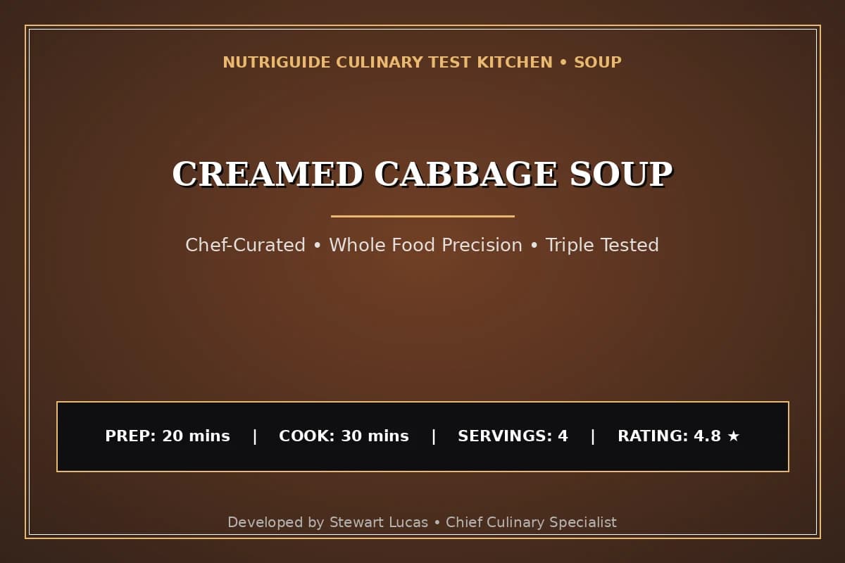 Creamed Cabbage Soup