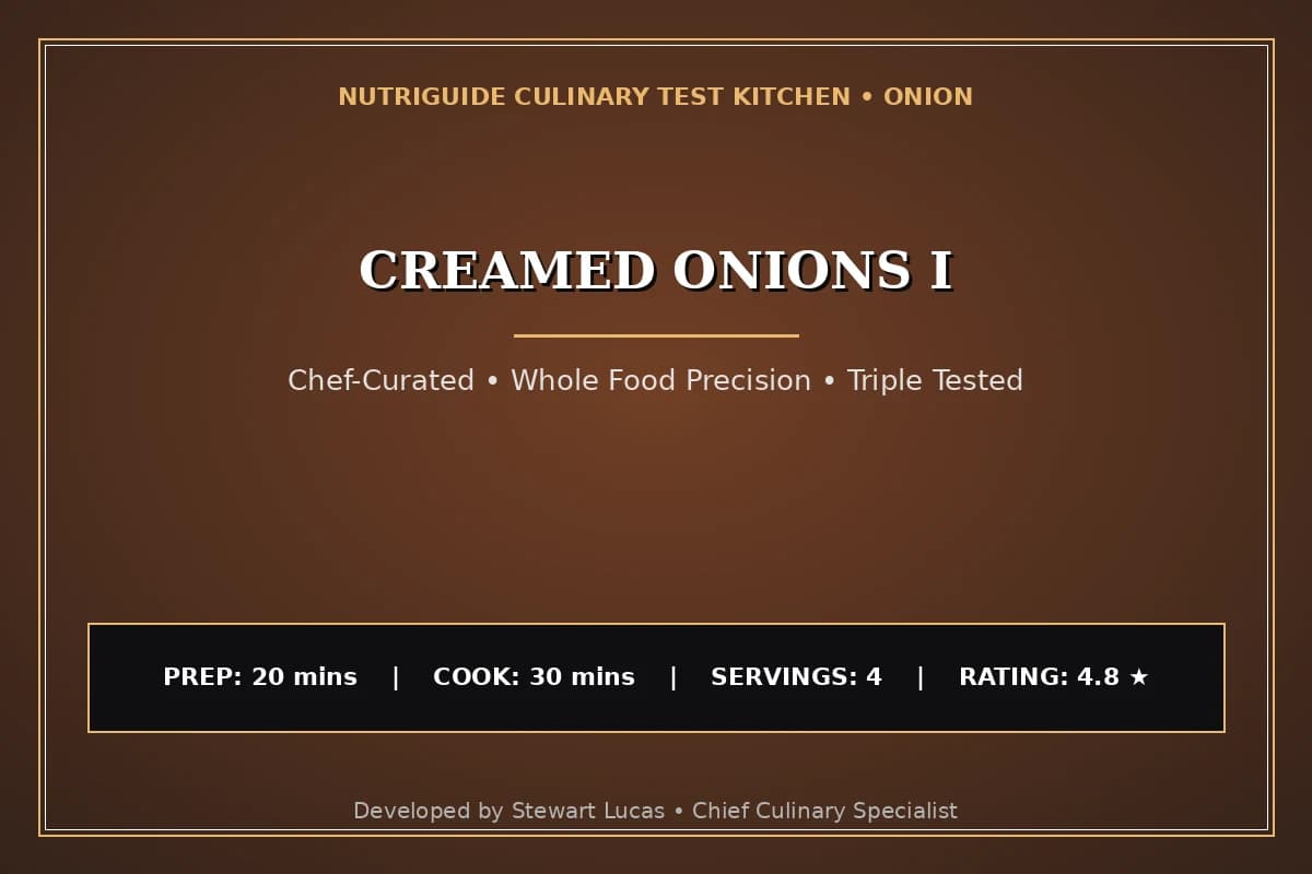 Creamed Onions I