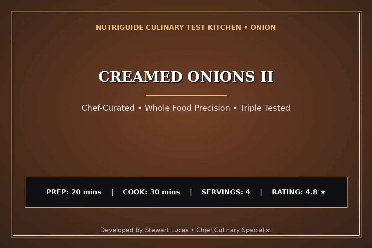 Creamed Onions Ii