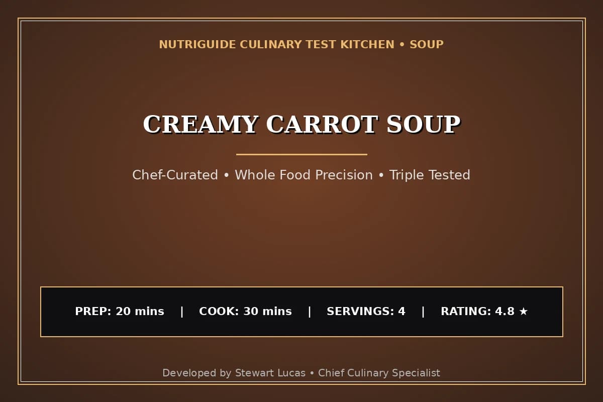 Creamy Carrot Soup