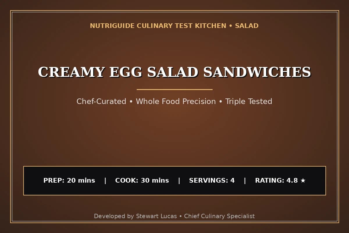 Creamy Egg Salad Sandwiches