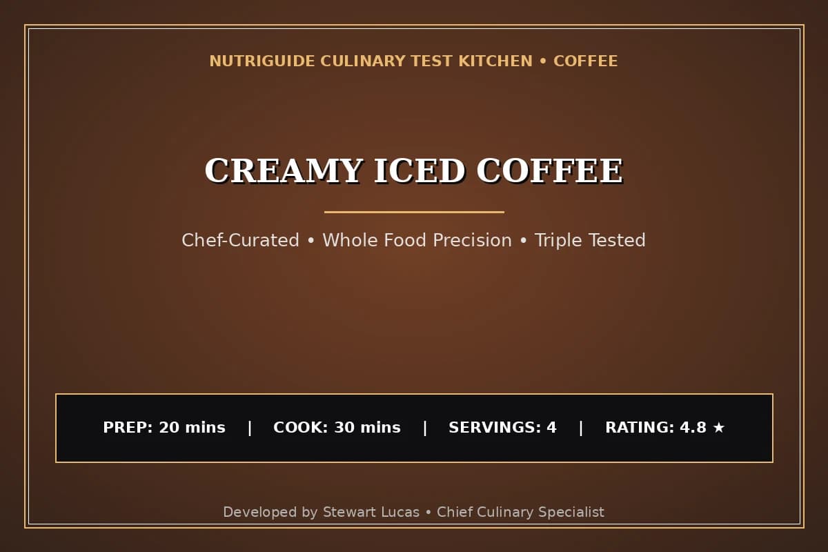 Creamy Iced Coffee