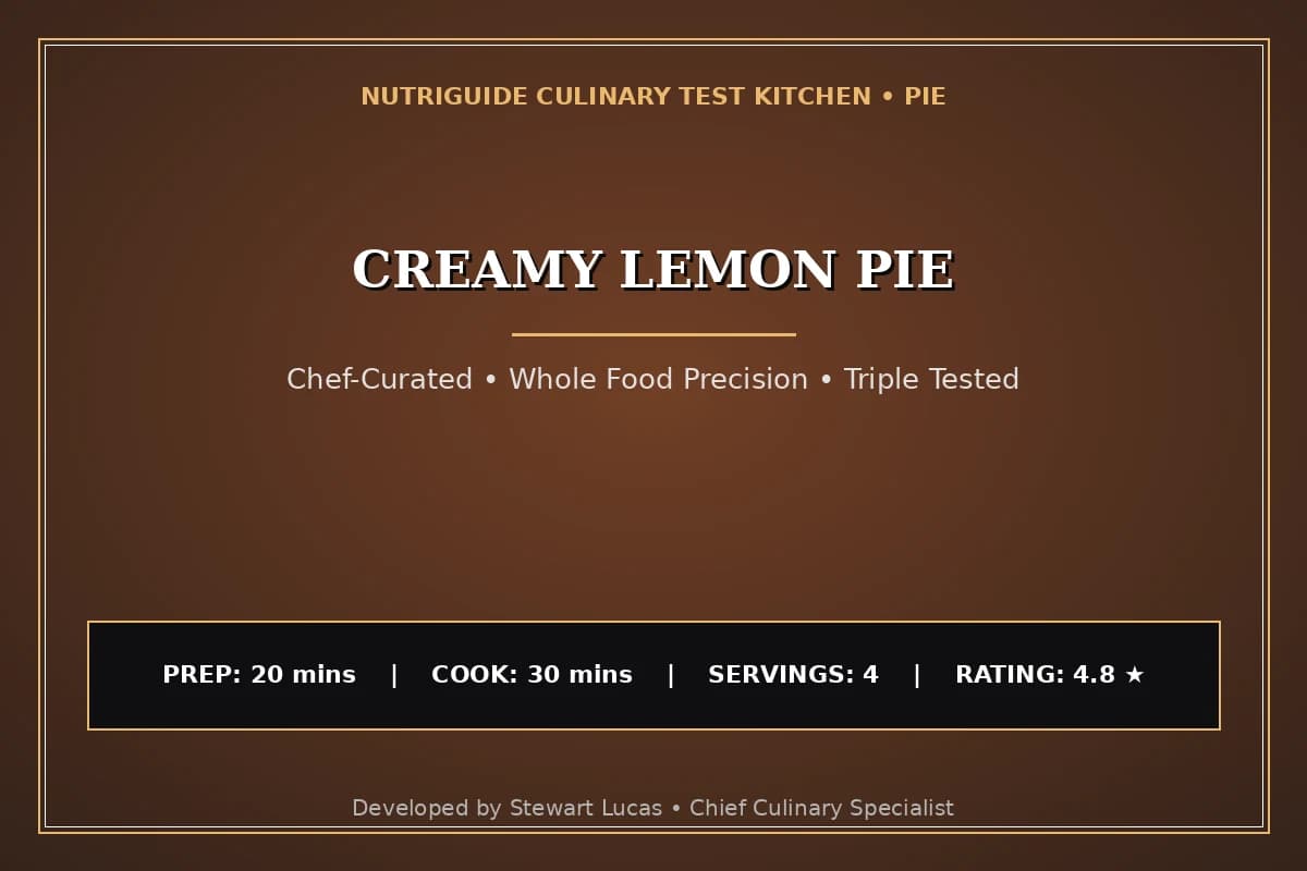 Creamy Lemon Pie