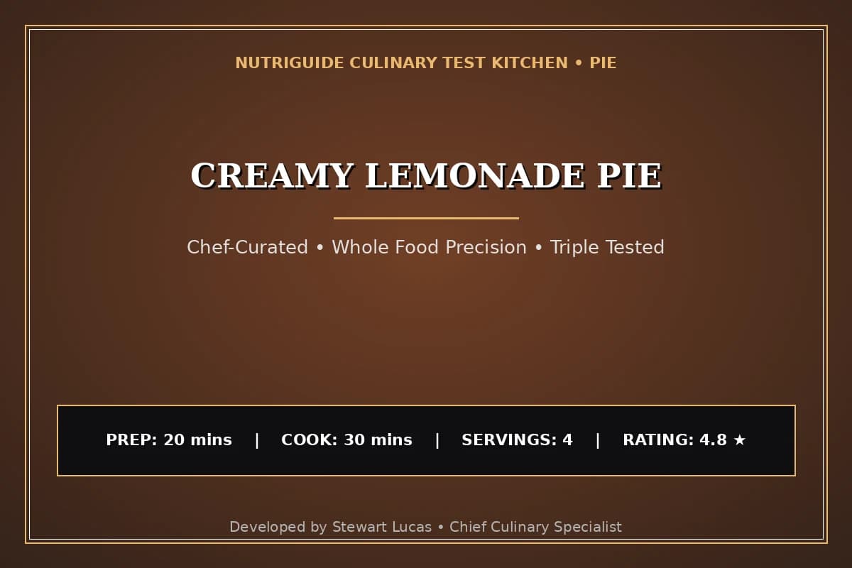 Creamy Lemonade Pie