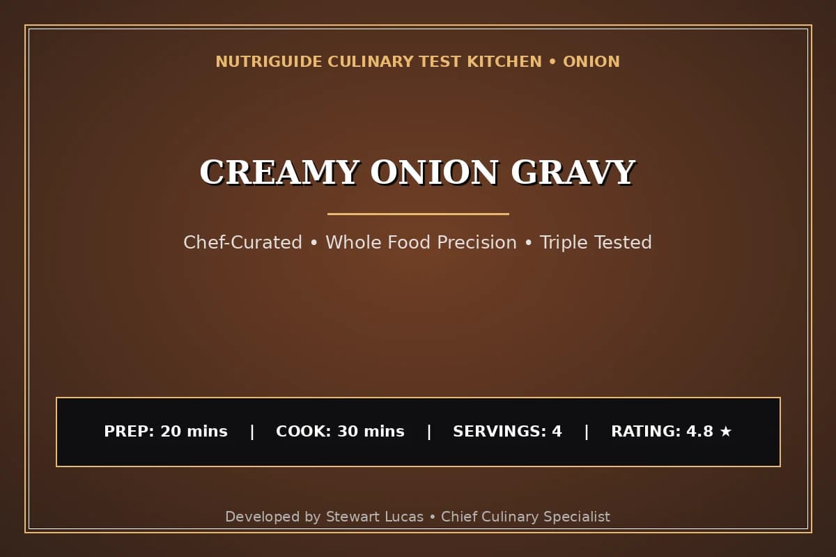 Creamy Onion Gravy