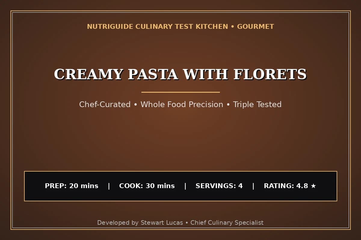 Creamy Pasta With Florets
