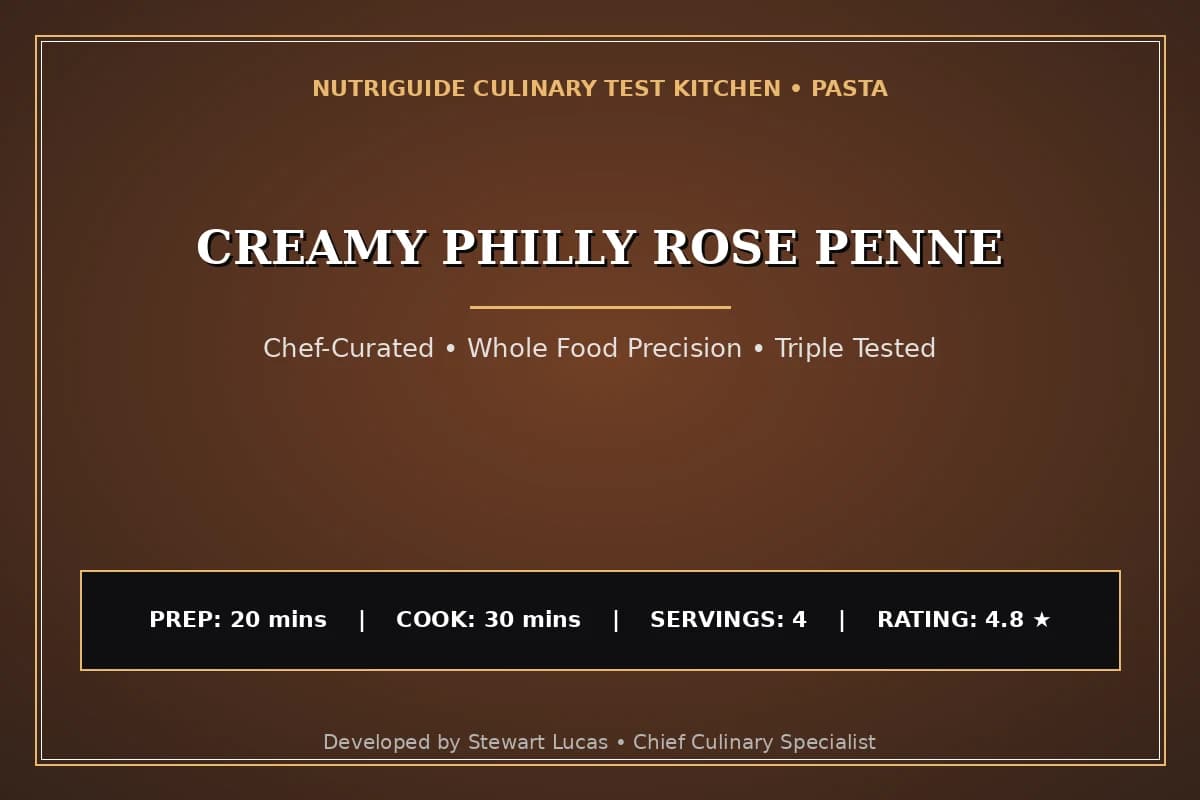 Creamy Philly Rose Penne
