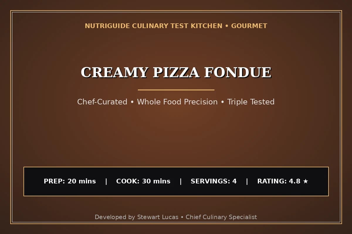 Creamy Pizza Fondue