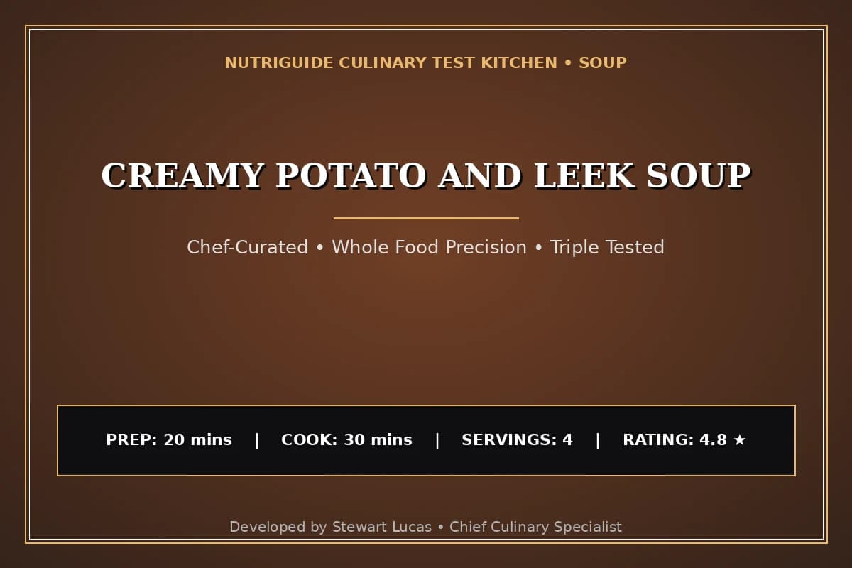 Creamy Potato And Leek Soup