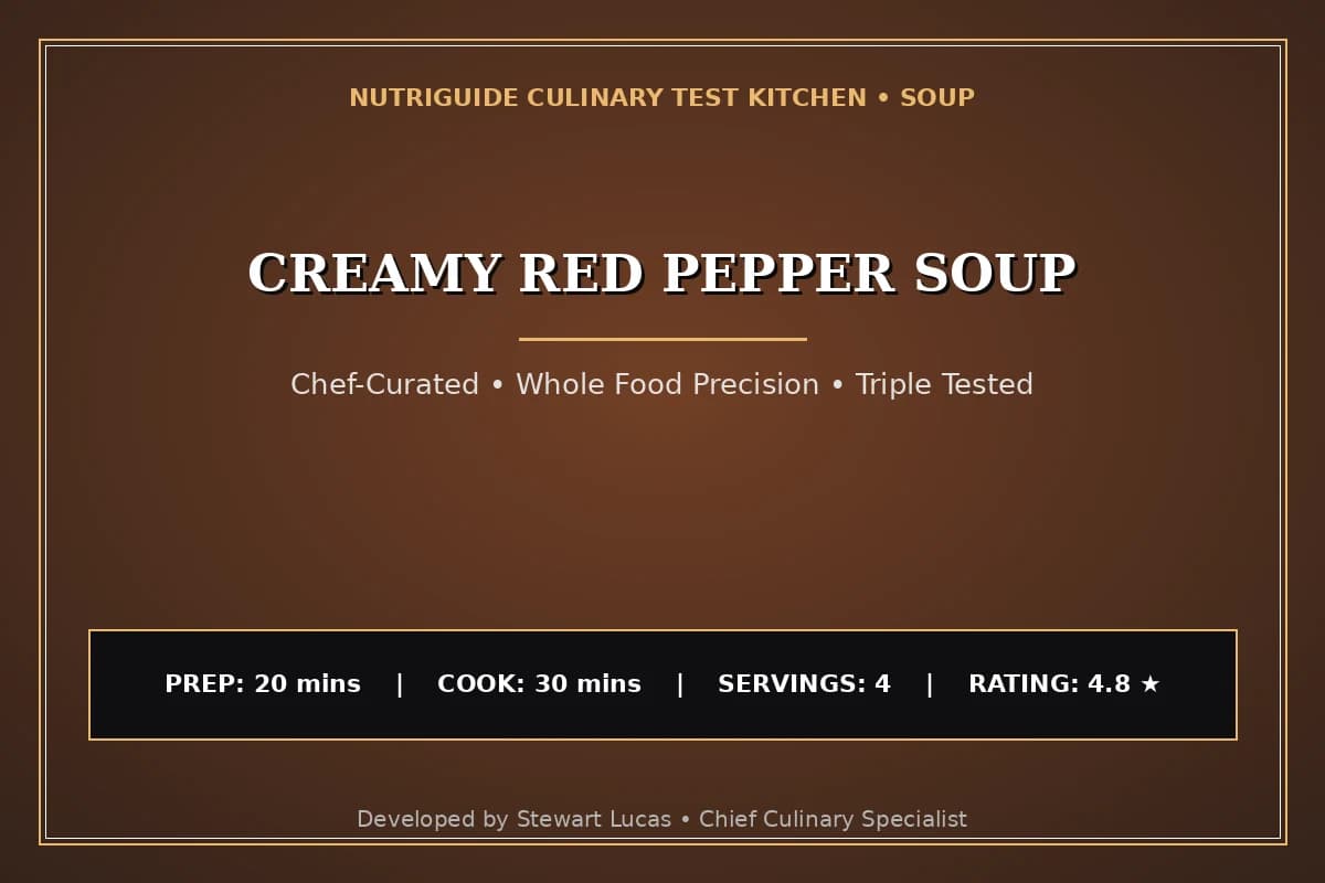 Creamy Red Pepper Soup