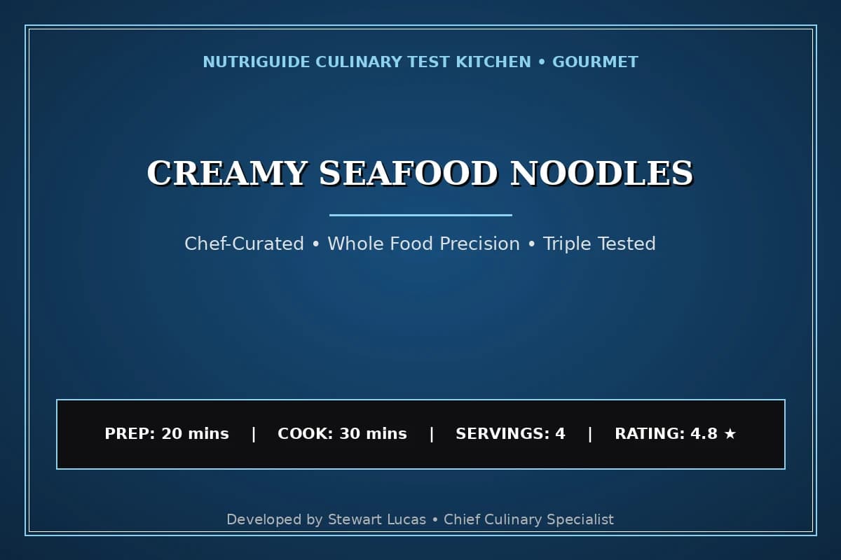Creamy Seafood Noodles