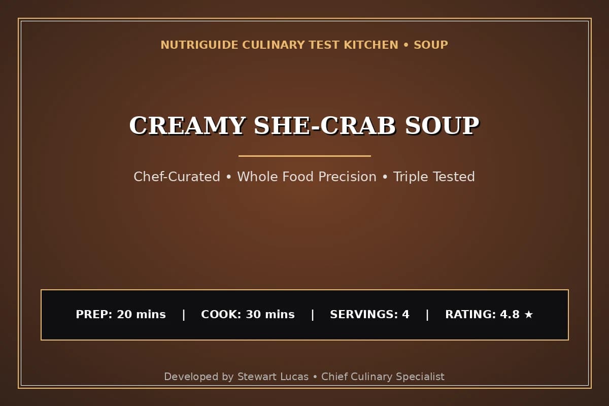 Creamy She-Crab Soup