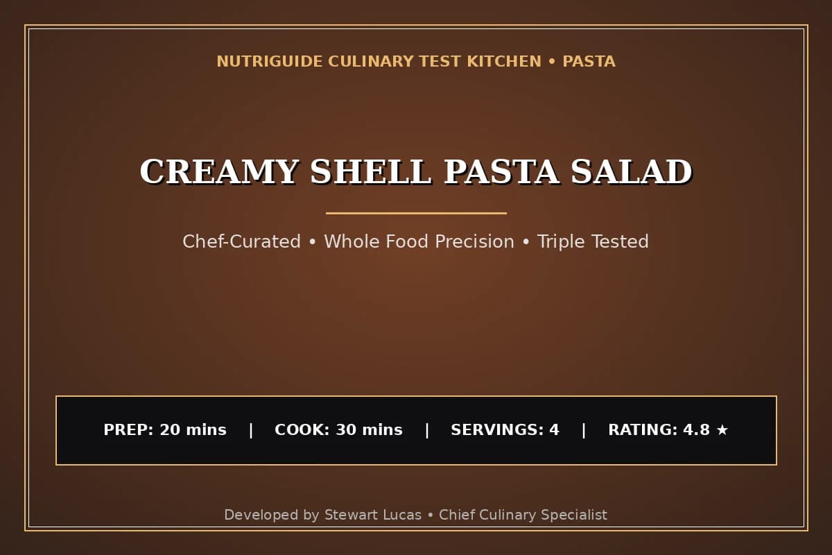 Creamy Shell Pasta Salad