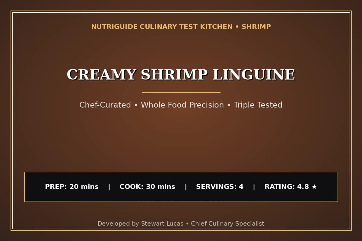 Creamy Shrimp Linguine