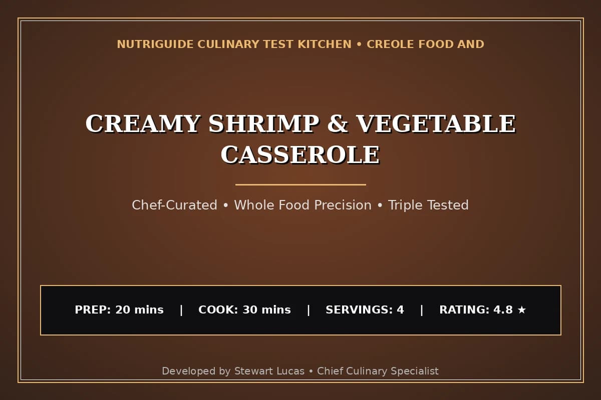 Creamy Shrimp & Vegetable Casserole
