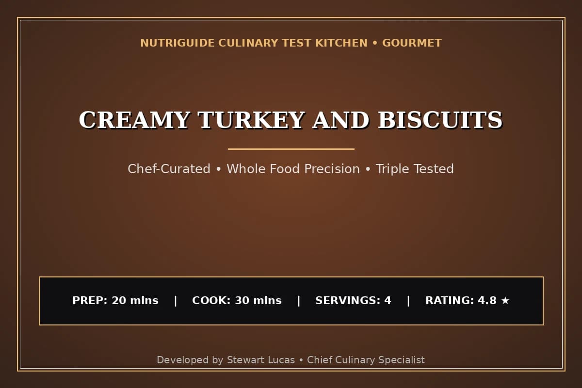 Creamy Turkey And Biscuits