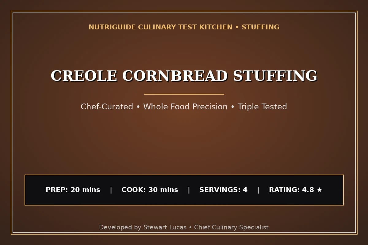 Creole Cornbread Stuffing
