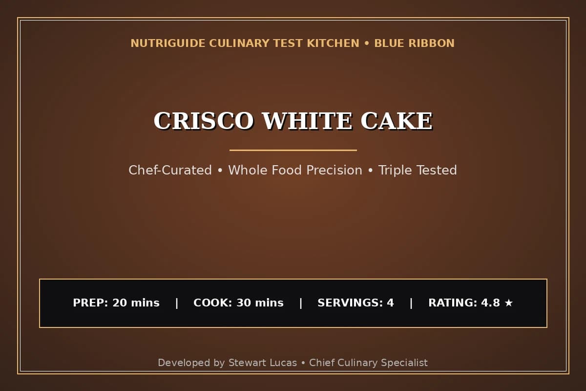 Crisco White Cake