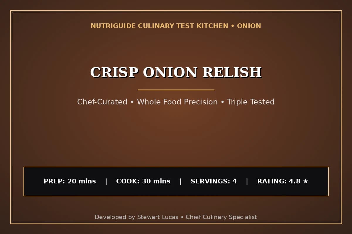 Crisp Onion Relish