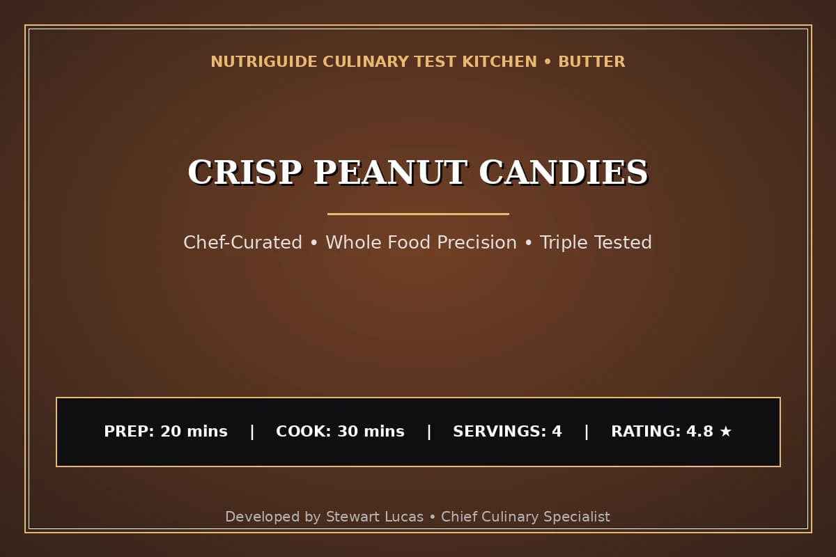 Crisp Peanut Candies