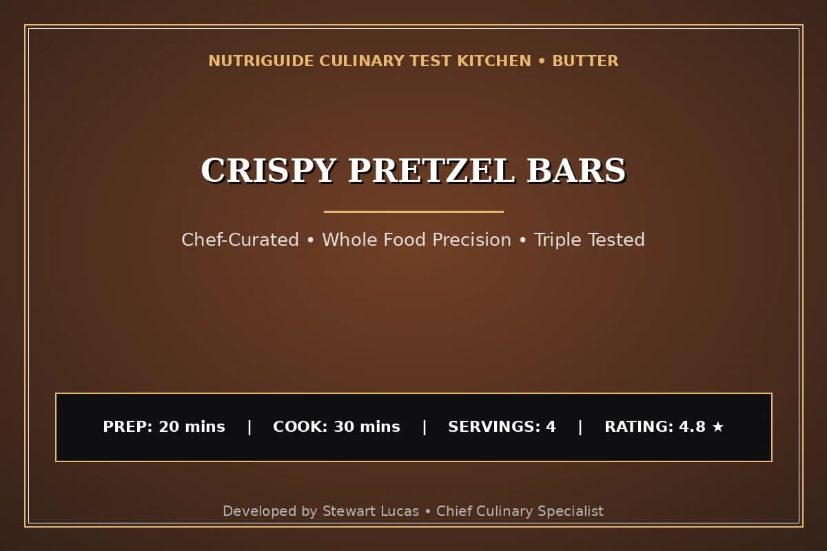 Crispy Pretzel Bars