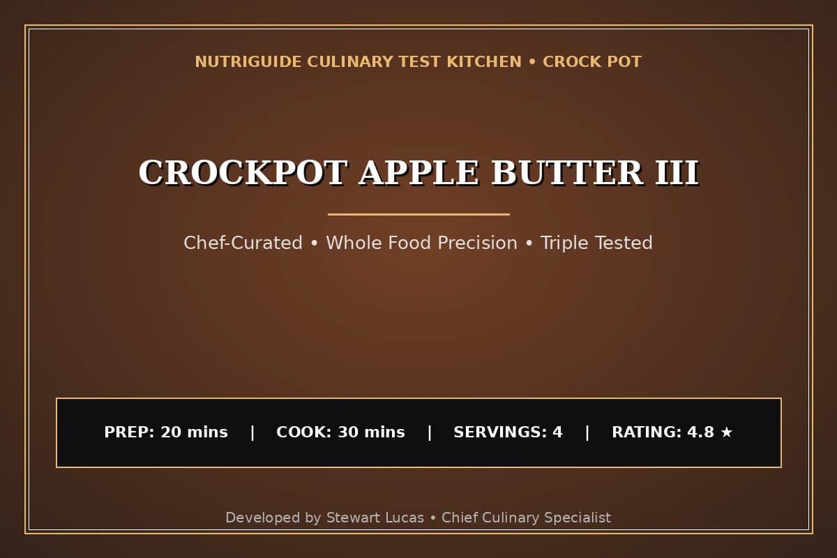 Crockpot Apple Butter Iii