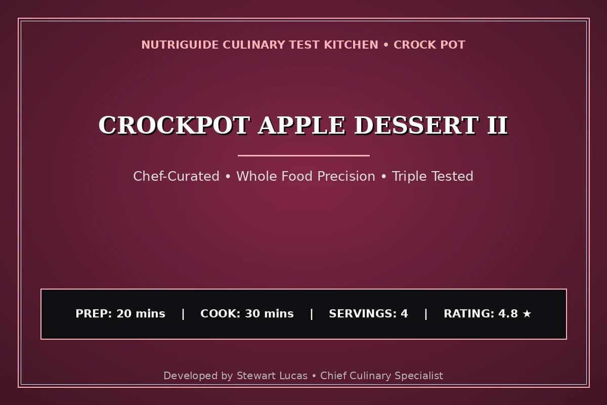 Crockpot Apple Dessert Ii
