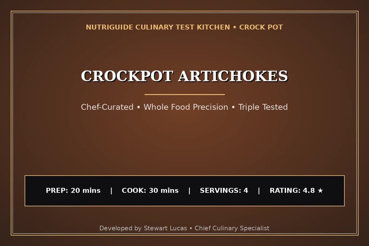 Crockpot Artichokes