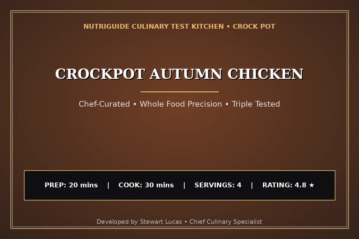 Crockpot Autumn Chicken